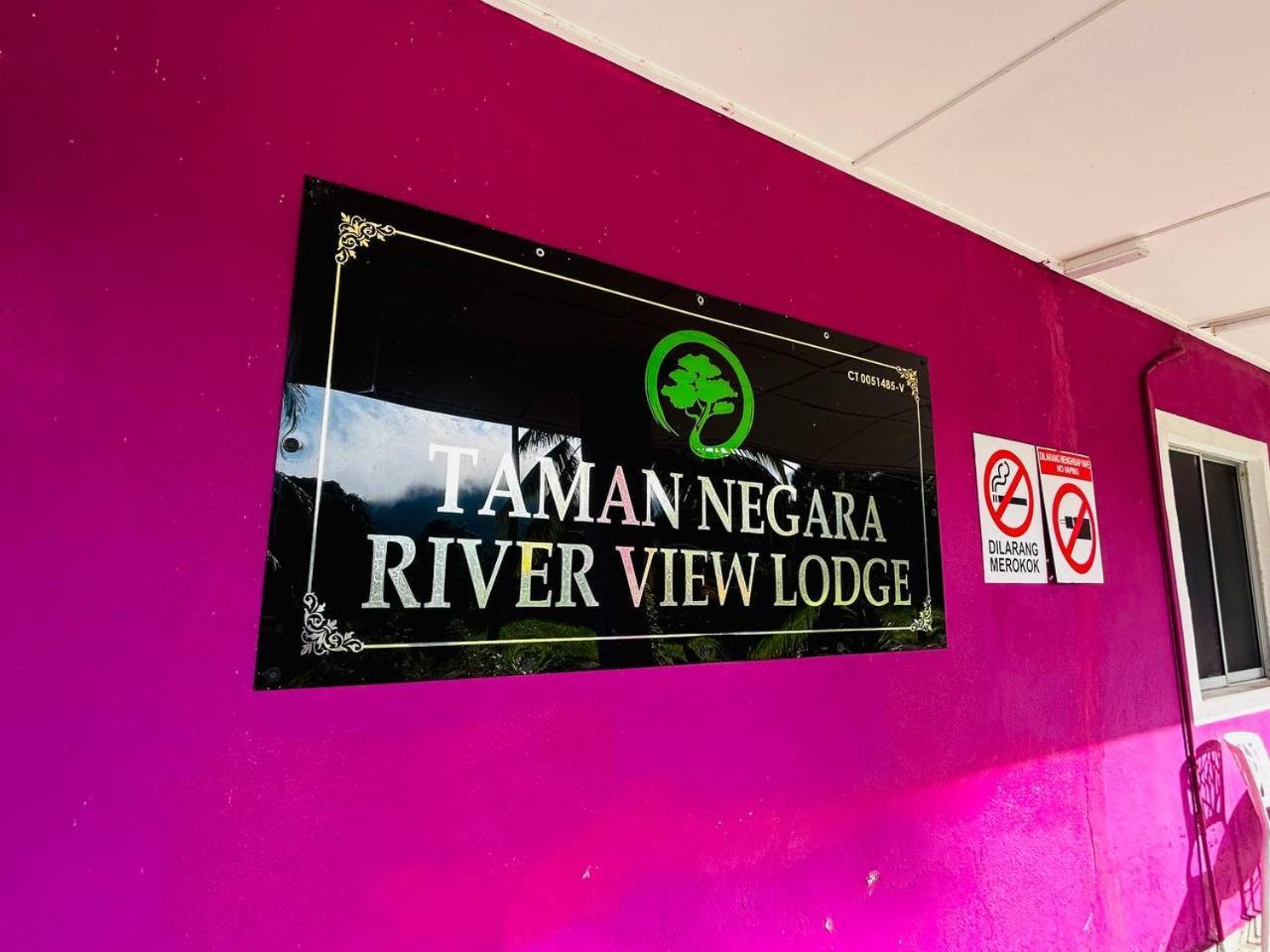 Taman Negara River View Lodge Kuala Tahan Exterior foto